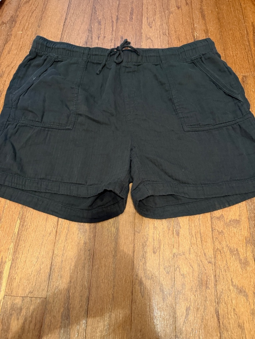 Old Navy Black Women's Athletic Drawstring Shorts